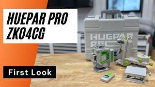 Huepar ZK04CG Laser Level Unboxing and In-Depth first look.