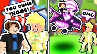 RICH KID BULLIED PREZLEY in Adopt Me!! I Challenged Him To A FLEX BATTLE!! Roblox Adopt Me