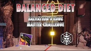 Balanced Diet Repository Challenge - Salvation's Edge Master Raid - Destiny 2