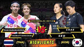 Wow‼️Very epic  Puavaranukroh/Taerattanachai vs CHae/Seo Yonex All England Open