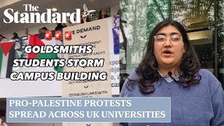 Pro-Palestine occupation begins at Goldsmith University as US-style protests spread across UK