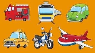 Learn Vehicles for Kids | Talking Flashcards