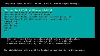 How To Fix GRUB4DOS Error In Any Windows