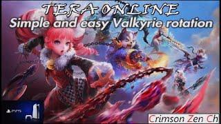 TERA ONLINE PS5 My Simple and Easy to remember Valkyrie Rotation Guide - No Commentary Guide