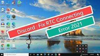 Discord : Fix RTC Connecting Error 2021