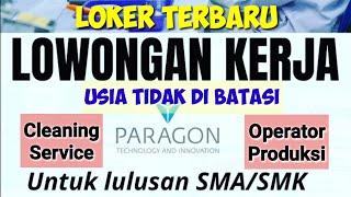 Loker Terbaru Tanpa Batas usia ll Lowongan Kerja Hari Ini