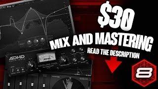 $30 Mix & Mastering | Rap Vocal Mixing Tutorial | Mixcraft 8