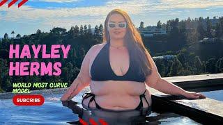 Hayley Herms ..Biography, age, weight, relationships, net worth, outfits idea, plus size models