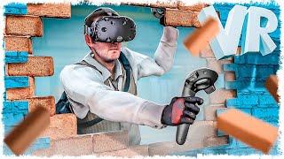 ГЛАВНОЕ НЕ РАЗБИТЬ ЧТО-ТО ДОМА!!! CS:GO в VR!!!