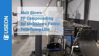 Melt Blown PP Compounding for Meltblown Non-woven Fabric Pelletizing Line