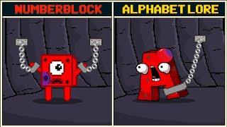 ALPHABET LORE (A - Z...) vs NUMBERBLOCKS | Alphabet Plush toy (All Letter..) | GM Animation