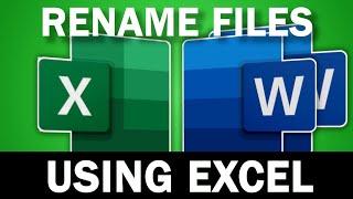 Rename Multiple Files Using Excel With This Tip