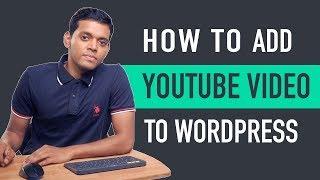 How to Add YouTube Video to WordPress