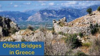  The Oldest Bridges. Hiking the Mycenaean Road, Argolis, Peloponnese Greece