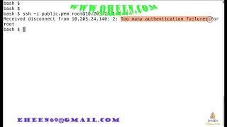 Too many authentication failures ssh
