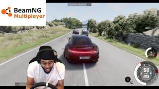 Playing BeamNG.Drive Multiplayer but WITH TRAFFIC!!!!!