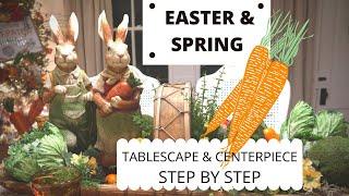 SPRING/ EASTER TABLESCAPE || STEP BY STEP TUTORIAL