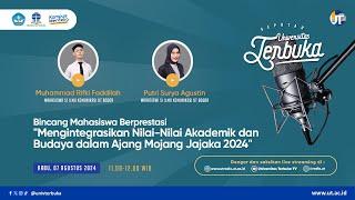 Mengintegrasikan Nilai-Nilai Akademik dan Budaya dalam Ajang Mojang Jajaka 2024 - Seputar UT