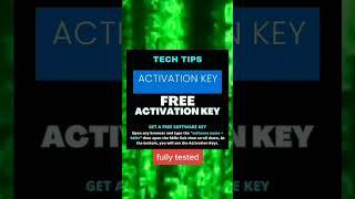 Free Activation key tech tips #activationkey #techtip @BlackCherry11140