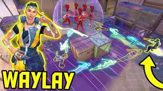 THE POWER OF WAYLAY - Best Tricks & 200 IQ Outplays - VALORANT