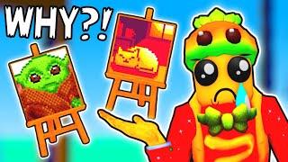 WHY IS THIS ART EVERYWHERE IN STARVING ARTISTS!?