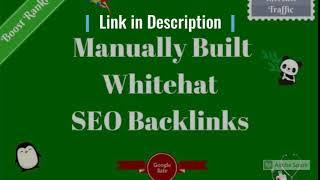 build high quality dofollow SEO backlinks link building google top ranking