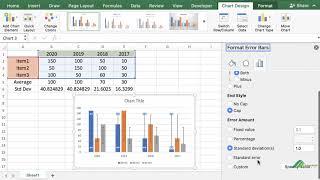 How to Add Individual Error Bars in Excel