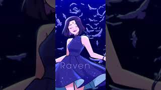 teen titans Raven and Starfire singing 'levitating'  #raventeentitans #shorts