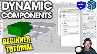 Intro to DYNAMIC COMPONENTS in SketchUp (Beginners Start Here!)
