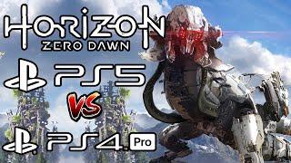 Horizon Zero Dawn PS5 vs PS4 Pro -  Frame Rate And Load Time Comparison