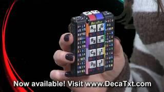 DecaTxt one-handed Bluetooth chord keyboard
