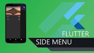 Sliding side menu - Flutter