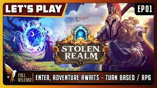 Stolen Realm | EP01 | Let's Play | Game Play | Great - Turn Based Tactical RPG