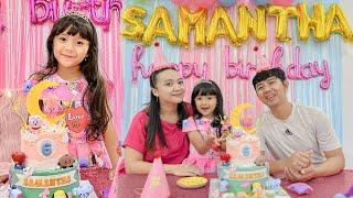 SURPRISE SAMANTHA ULANG TAHUN KE 6 ⁉️ UBAH KAMAR JADI KARAKTER BT21 ⁉️ EVELYN SAMANTHA BIRTHDAY