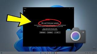 Fix We can't find your camera Error 0xA00F4244 in Windows 11 / 10 | How To Solve Camera ️
