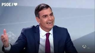 PSOE / Pedro Sánchez da un repaso a Feijóo en el cara a cara de Atresmedia