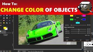 Color Change & Replace Colors of Objects Within an Image in GIMP | Using GIMP Tutorial