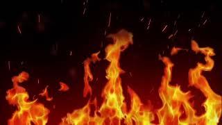  Burning Fire Flames Sparks Animated VJ Loop Video Background for Edits