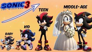 Sonic The Hedgehog 3 Characters Growing Up Evolution!  | Shadow, Tails, Sonic, Knuckles