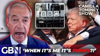 Nigel Farage SLAMS BBC mocking attacks after Trump shooting - ‘When it's me it’s funny!’