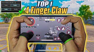 How To Get The Best 4 Finger Claw Control Setting | BGMI & PUBG MOBILE