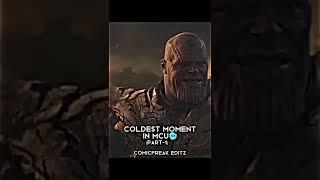 Coldest Moment In MCU (Part-1) || #shorts #marvel