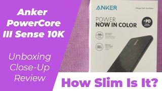 UNBOXING Review | Anker PowerCore III Sense 10K Power Bank | TickTechTold