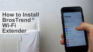 BrosTrend AC1200 WiFi Range Extender Setup Guide, Easily Extend Your Home WiFi