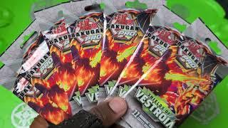 NEW BAKUGAN PRO TCG SHIELDS OF VESTROIA CARD PACK OPENING #3!