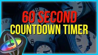 Create A Countdown Timer For Livestreams • Motion 5 Tutorial