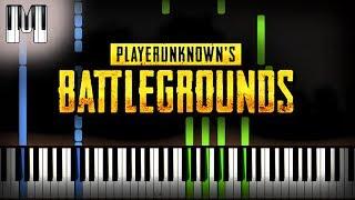  PUBG - PlayerUnknown's Battlegrounds Intro Theme Song Piano Tutorial (Sheet Music + midi cover)