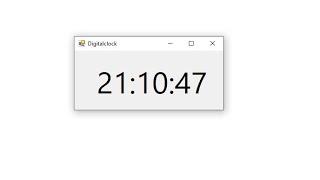 How to create a digital clock - VB.Net