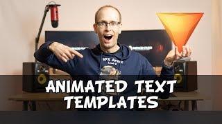 How to Create Animated Text Templates in HitFilm Express