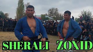 ZOXID POLVON SHERALI QASHQADARYO QAMASHIDA KATTA KURASH BÓLDI 4.11.2022